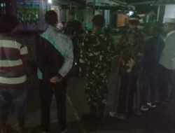 Babinsa dan Ormas Gelar Patroli Gabungan untuk Jaga Keamanan di Kelumpang Utara