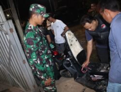 Babinsa Koramil 1003-04/Kandangan Gencar Lakukan Patroli Malam Untuk Jaga Keamanan Wilayah