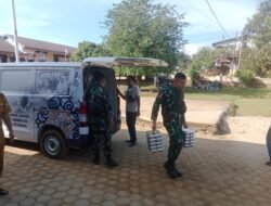 Babinsa Koramil 10/Sandai Dampingi MBG, Wujud Kepedulian TNI untuk Generasi Bangsa