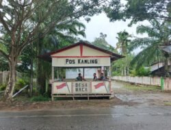 Babinsa dan Warga Aceh Selatan Gelar Patroli Rutin untuk Jaga Kamtibmas