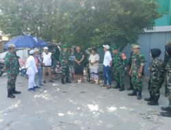 TNI dan Komponen Pendukung Bersinergi dalam Patroli Keamanan di Balangan
