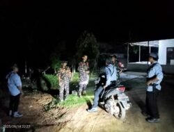 Koramil 07/Marau Laksanakan Patroli Keamanan di Kecamatan Air Upas