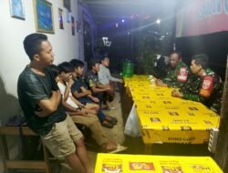 Koramil 1003-02/Padang Batung Rutin Laksanakan Patroli Malam Untuk Ciptakan Kamtibmas