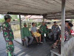 Koramil 1005-01/Bakumpai Gelar Patroli Sinergi untuk Jaga Kamtibmas