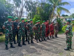 Danramil 09/Tumbang Titi Laksanakan Apel Gabungan dan Patroli Bersama Ormas