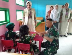 Dandim 0105/Abar Launching Program Makan Sehat Bergizi untuk Anak-Anak TK Kartika