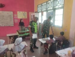 Danramil 03/Setia Bakti Pantau Distribusi Makanan Bergizi Gratis di SDN 03 Setia Bakti