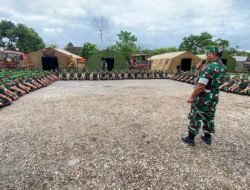 Danrem 182/JO Tinjau Yonif Teritorial Pembangunan 808/Mbahammatta di Distrik Tomage