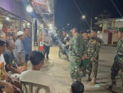 Kodim 1010/Tapin Gelar Patroli Keamanan Bersama Warga untuk Jaga Wilayah