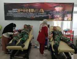 Kodim 0105/Abar Gelar Donor Darah Jelang HUT TNI ke-80: Setetes Darah untuk Menyelamatkan Nyawa