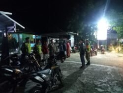Keamanan Wilayah Jadi Prioritas: Koramil 1001-06/Amuntai Utara Gelar Patroli Gabungan Malam
