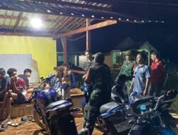 Koramil 1004-10/Kelumpang Hilir Gelar Patroli Gabungan: Mewujudkan Keamanan dan Ketertiban Masyarakat