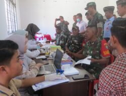 Bhakti Kesehatan Kodim 0116/Nagan Raya: Wujud Kepedulian TNI dalam Rangka HUT ke-80