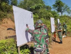 Kodim 1010/Tapin Gelar Latihan Menembak untuk Meningkatkan Kemampuan Prajurit