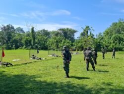 Kodim 1001/HSU-BLG Gelar Latihan Menembak Senjata Ringan untuk Meningkatkan Kemampuan Prajurit