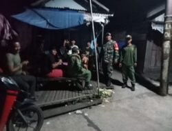 Patroli Malam Koramil 1005-07/Alalak, Wujud Sinergi TNI dan Masyarakat dalam Kamtibmas