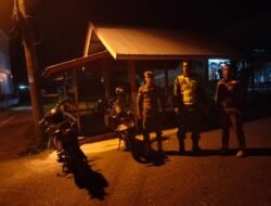 Babinsa dan Satpam Laksanakan Patroli Siskamling untuk Meningkatkan Keamanan di Kecamatan Panton Reu