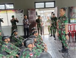 Pangdam XVIII/Kasuari Kunjungi Satgas Pamtas RI-PNG di Kabupaten Manokwari Selatan