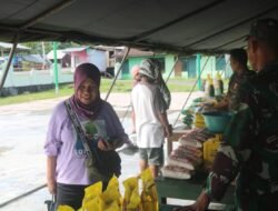 TNI Gelar Bazar Murah dan Gerakan Pangan Murah dalam Rangka HUT ke-80