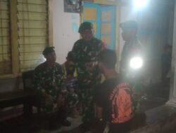 Koramil 1509-05/Kayoa Gelar Patroli Siskamling untuk Meningkatkan Keamanan di Desa Guraping dan Desa Bajo