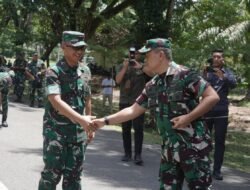 Pangdam IM Kunjungi Korem 012/Teuku Umar, Berikan Arahan dan Dukungan