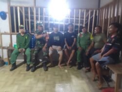 Babinsa Alalak dan Komduk Bersatu Jaga Malam, Keamanan Warga Terjamin