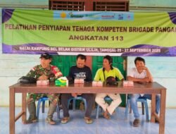 Babinsa Dampingi Pelatihan Penyiapan Tenaga Kerja Kompeten Brigade Pangan