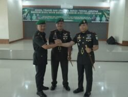 Serah Terima Jabatan Dandim Aceh Barat dan Aceh Selatan