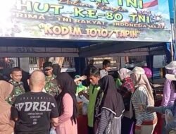 Kodim 1010/Tapin Hadirkan Produk Unggulan dalam Bazar Murah HUT TNI