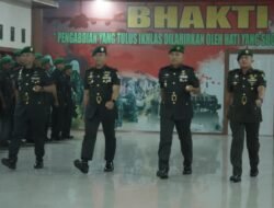 Danrem 012/TU Pimpin Serah Terima Jabatan Kepala Staf dan Dua Komandan Satuan