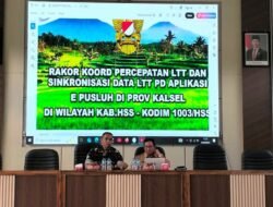 Percepatan Luas Tambah Tanam: Kodim 1003/HSS dan Dinas Pertanian Kabupaten HSS Berkolaborasi Meningkatkan Produksi Pangan