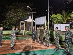 Koramil 1001-04/Batumandi Gelar Patroli Kolaborasi untuk Jaga Keamanan Wilayah