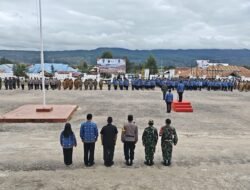 Satgas Korpasgat Bersama Gabungan TNI-Polri dan Pemda Peringati Hari Sumpah Pemuda ke-97 di Paniai