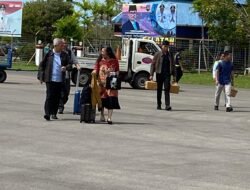 Direktur Kemendagri dan BPIP Kembali dari Kunjungan Kerja di Merauke, Satgas Korpasgat Kawal Keberangkatan