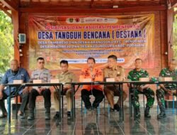Sinergi TNI, Polri, dan BPBD Trenggalek, Wujudkan Desa Tangguh Bencana