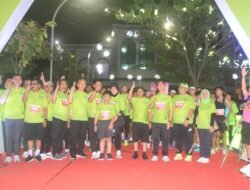 Kodim 0806/Trenggalek Gelar “Trenggalek Night Run” Meriahkan HUT ke-80 TNI