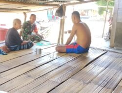 Tingkatkan Kamtibmas, Babinsa Maurole Turun Langsung Temui Warga di Kotabaru