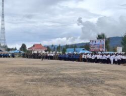 Peringati Hari Kesaktian Pancasila, Satgas Korpasgat dan Pemkab Paniai Teguhkan Semangat Persatuan di Tanah Papua