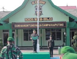 Kodim 1001/HSU-BLG Peringati Hari Kesaktian Pancasila dengan Upacara Khidmat
