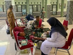 Yonif 115/ML Gelar Donor Darah dalam Rangka HUT TNI ke-80