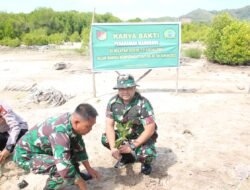 Kodim 1316/Boalemo Gelar Penanaman Pohon Mangrove, Wujud Kepedulian Lingkungan