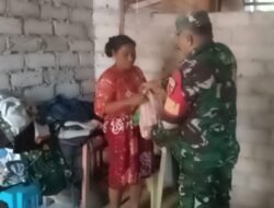 Babinsa Koramil 1509-05/Kayoa Salurkan Bantuan Sembako, Wujud Kepedulian TNI terhadap Masyarakat