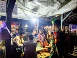 Koramil 1001-08/Sungai Pandan Laksanakan Patroli Gabungan, Wujudkan Situasi Aman dan Kondusif