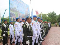 Personel Kodim 0909/Kutai Timur Ikuti Upacara HUT ke-80 TNI, Wujudkan Soliditas dan Sinergitas