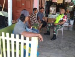 Babinsa Koramil 01/Sungaimas Laksanakan Sosialisasi Tentang Penerimaan Prajurit TNI AD di Wilayah Binaan