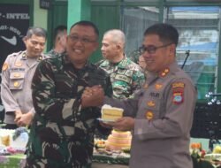 Kapolres HSU Beri Kejutan di HUT ke-80 TNI, Wujud Sinergitas TNI-Polri