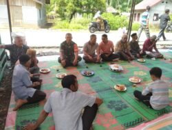 Babinsa Posramil Pasie Raya Hadiri Kenduri dan Ajak Warga Jaga Pola Hidup Sehat