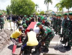 Penghormatan Terakhir untuk Kolonel Inf Taswin Arief, Dimakamkan dengan Upacara Militer