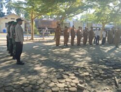 Danramil Teunom Ikuti Apel Gabungan Bersama Unsur Muspika Kecamatan Teunom