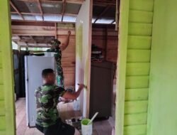 Kodim 1001/HSU-BLG Rehabilitasi Rumah Tidak Layak Huni, Wujud Kepedulian TNI terhadap Rakyat